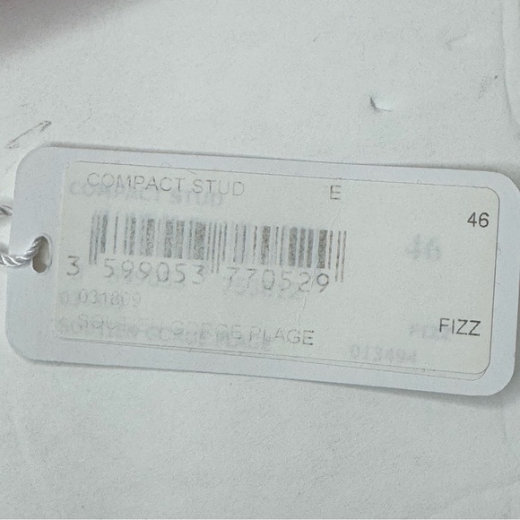 NWT ERES “Compact Stud” Full Cup Triangle Bikini Top with Braided Circle Pink - Picture 15 of 16